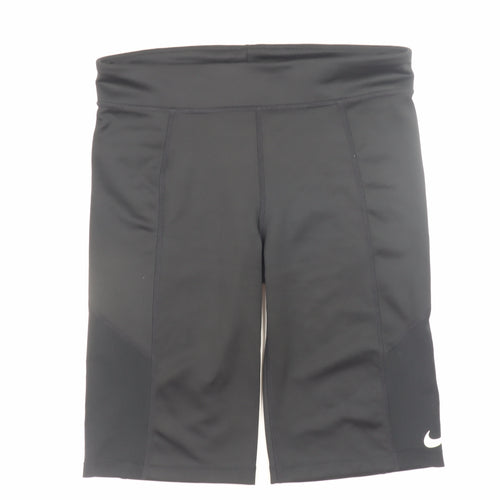 Nike Womens Black XL Dri-FIT Compression Biker Shorts