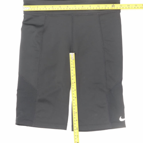 Nike Womens Black XL Dri-FIT Compression Biker Shorts