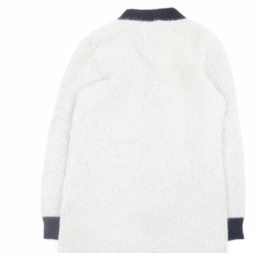 Littlewoods Women’s Ivory Lambswool Angora Cardigan Size 14