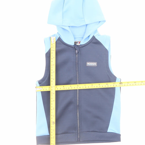 McKenzie Boys Blue Hooded Sleeveless Softshell Jacket 18-24 Months