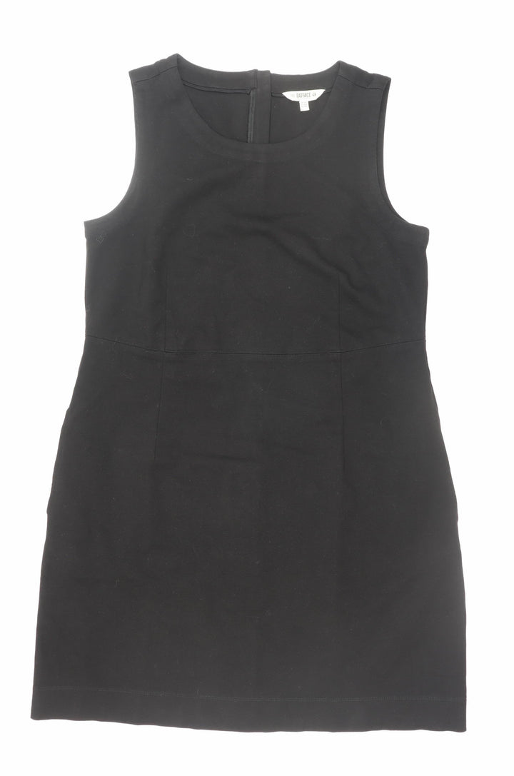 FatFace Women’s Black Sleeveless Shift Dress Size 14