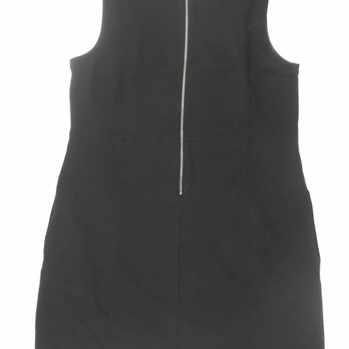 FatFace Women’s Black Sleeveless Shift Dress Size 14