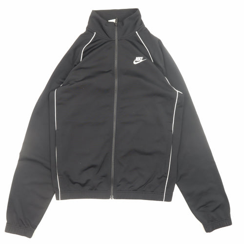 Nike Men's Black XS Track Jacket Full Zip Athletic Polyester