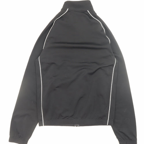 Nike Men's Black XS Track Jacket Full Zip Athletic Polyester