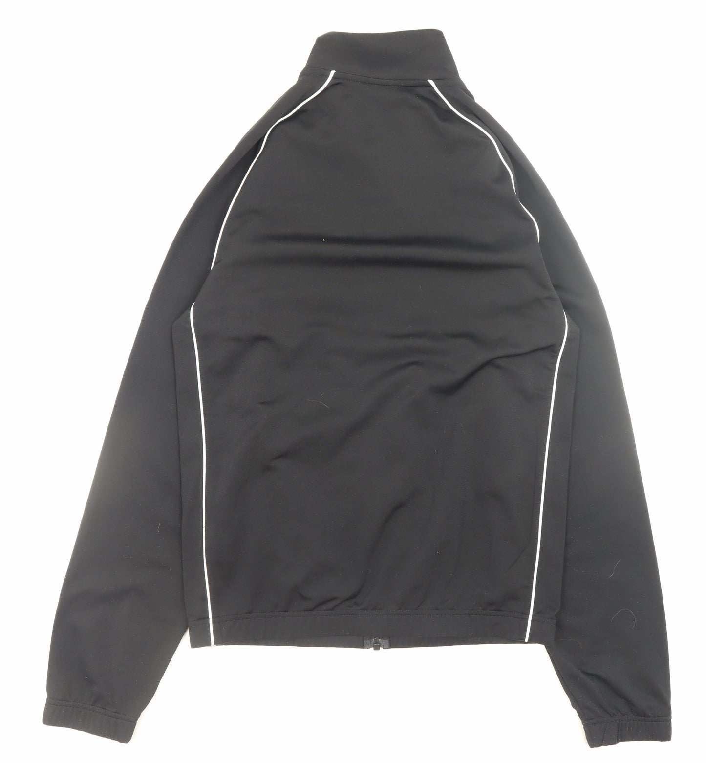 Nike Men's Black XS Track Jacket Full Zip Athletic Polyester