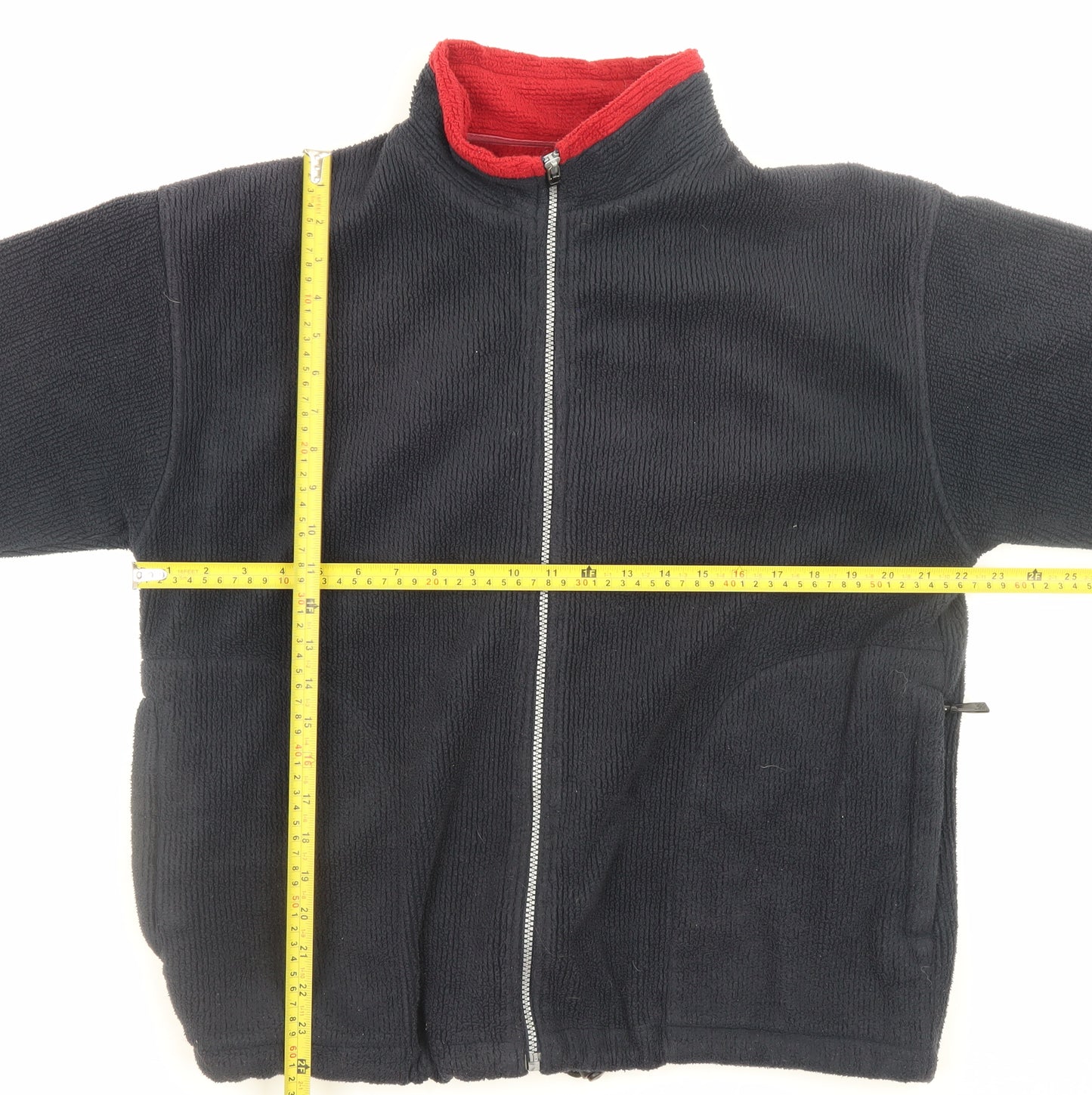 Antartex Men’s Black Fleece Full Zip Jacket Size S Winter Warm Outdoor