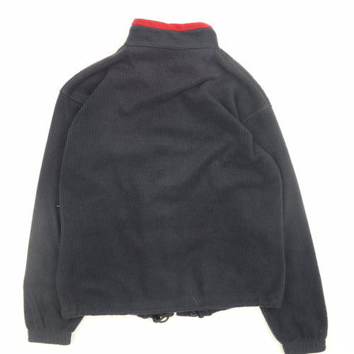 Antartex Men’s Black Fleece Full Zip Jacket Size S Winter Warm Outdoor
