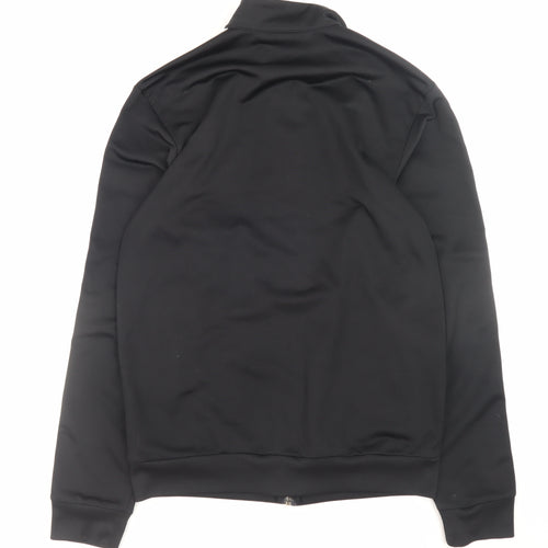 Adidas Mens Black Small Full Zip Basic Jacket Sportswear