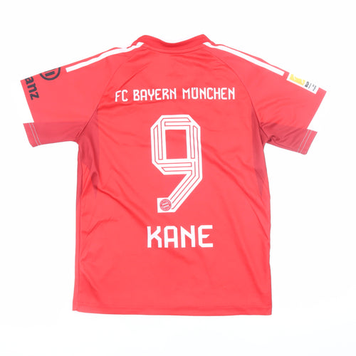 Adidas Bayern Munich Red Football Jersey Teens Size 28 Slim Fit
