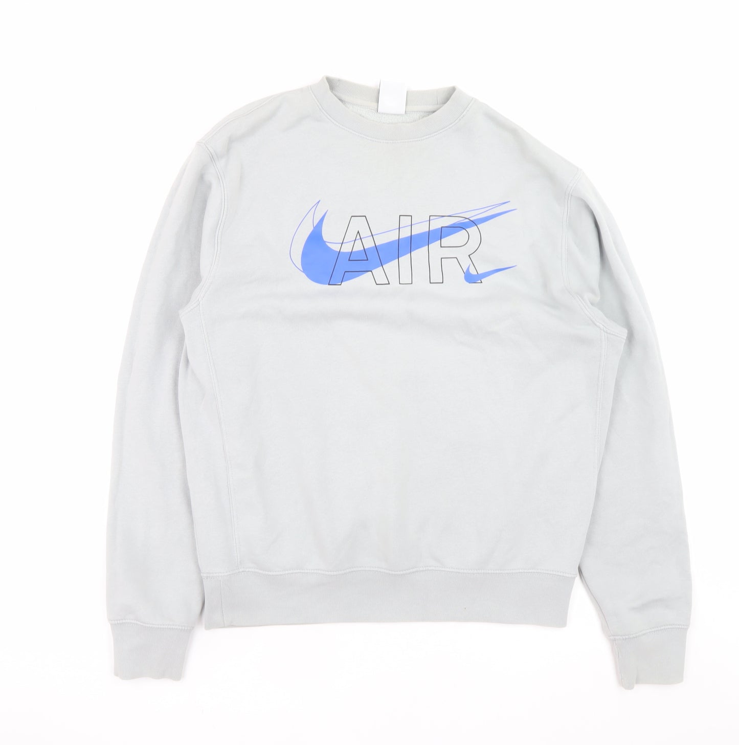 Nike Men's Grey AIR Logo Pullover Sweatshirt Size S