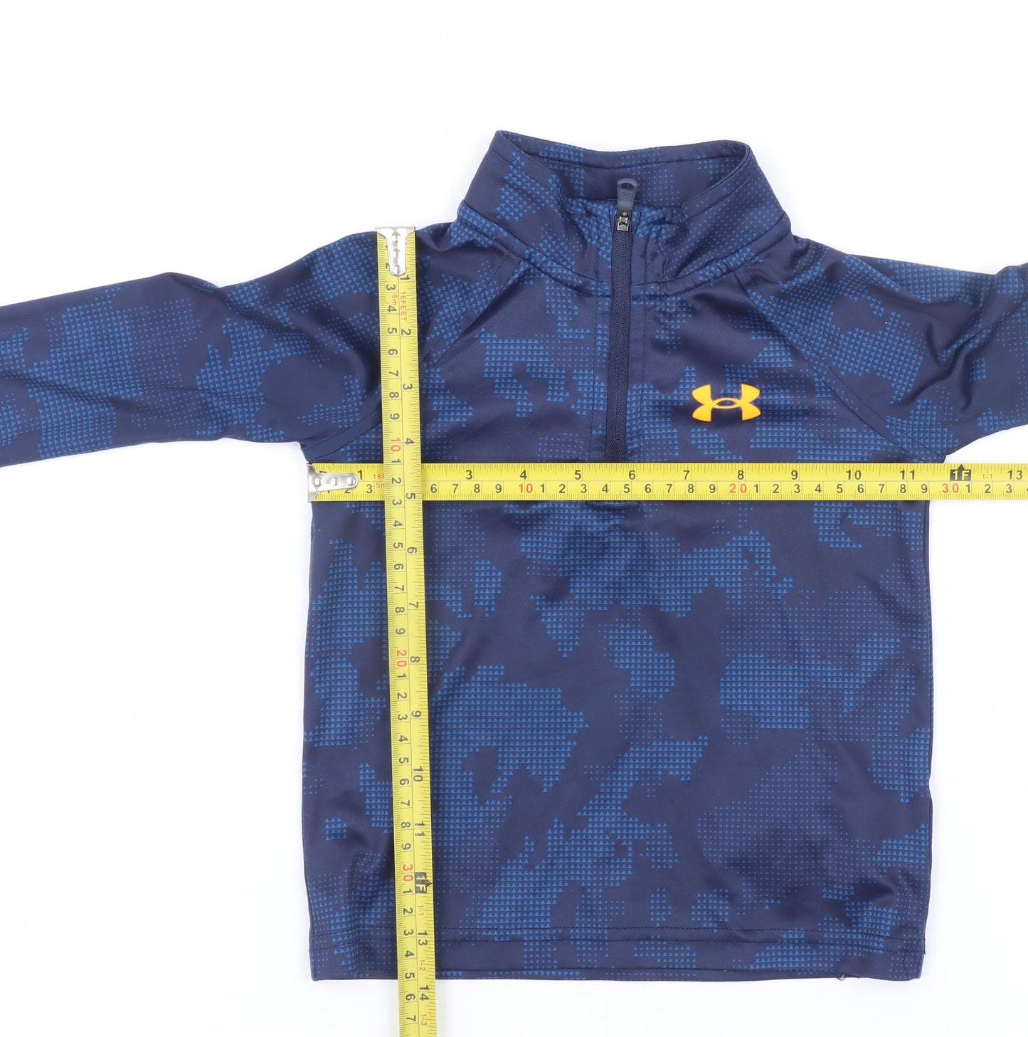 Under Armour Blue Camouflage 1/4 Zip Jacket 18-24 Months Unisex Baby