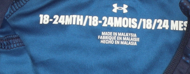 Under Armour Blue Camouflage 1/4 Zip Jacket 18-24 Months Unisex Baby