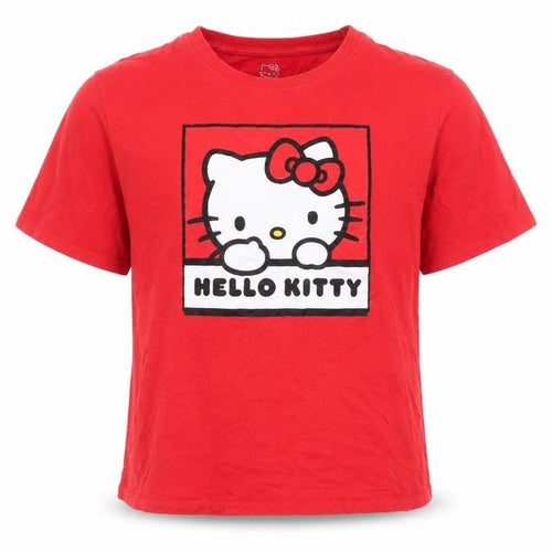 Sanrio Hello Kitty Girls Red Graphic Cotton Short Sleeve T-Shirt 12-14 Years