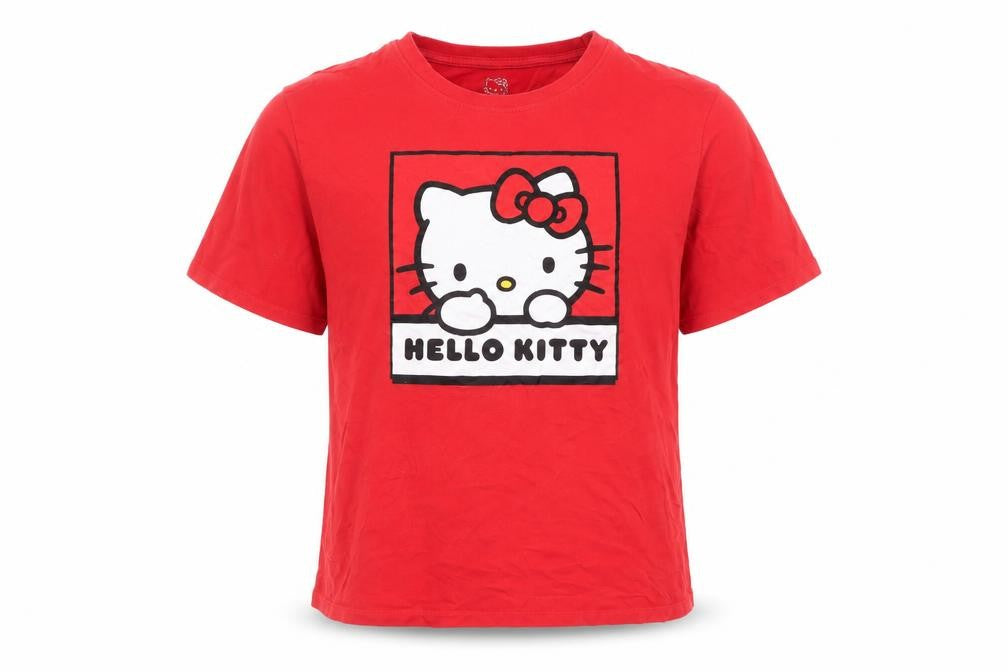 Sanrio Hello Kitty Girls Red Graphic Cotton Short Sleeve T-Shirt 12-14 Years