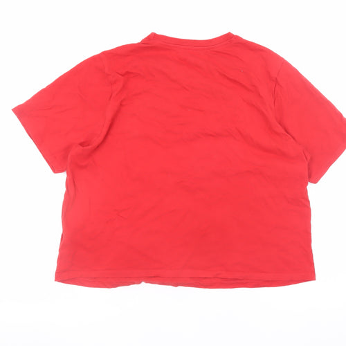 Sanrio Hello Kitty Girls Red Graphic Cotton Short Sleeve T-Shirt 12-14 Years