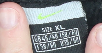 Nike Women Black XL Biker Shorts Activewear Viscose Blend