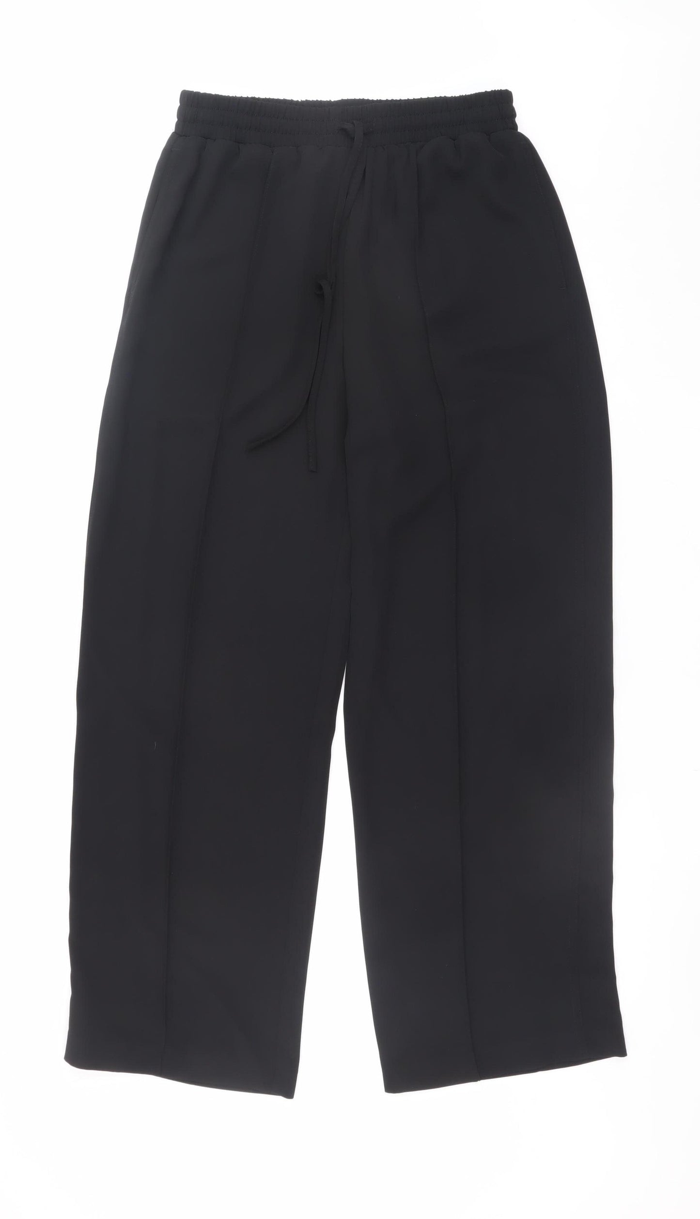 Primark Women’s Black Relaxed Fit Drawstring Trousers Size S
