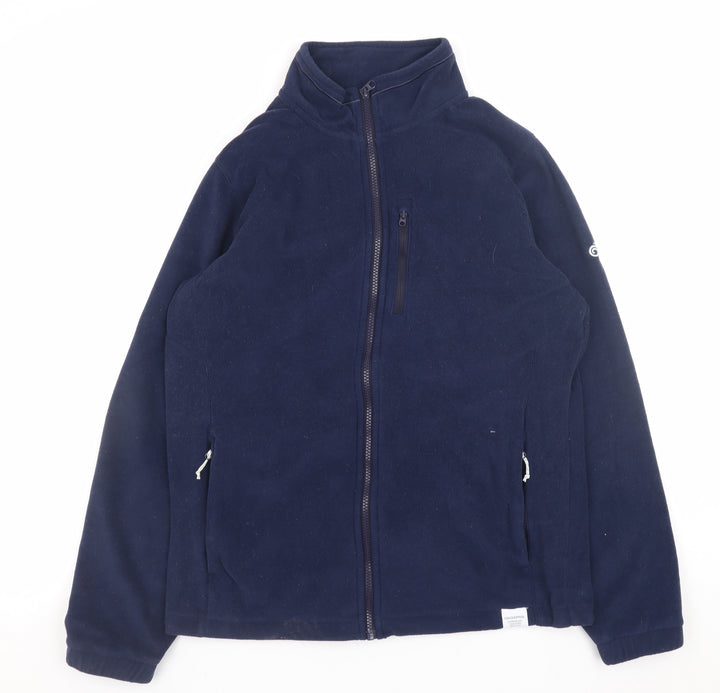 Craghoppers Women's Blue Fleece Jacket UK 12 Full Zip Outdoor