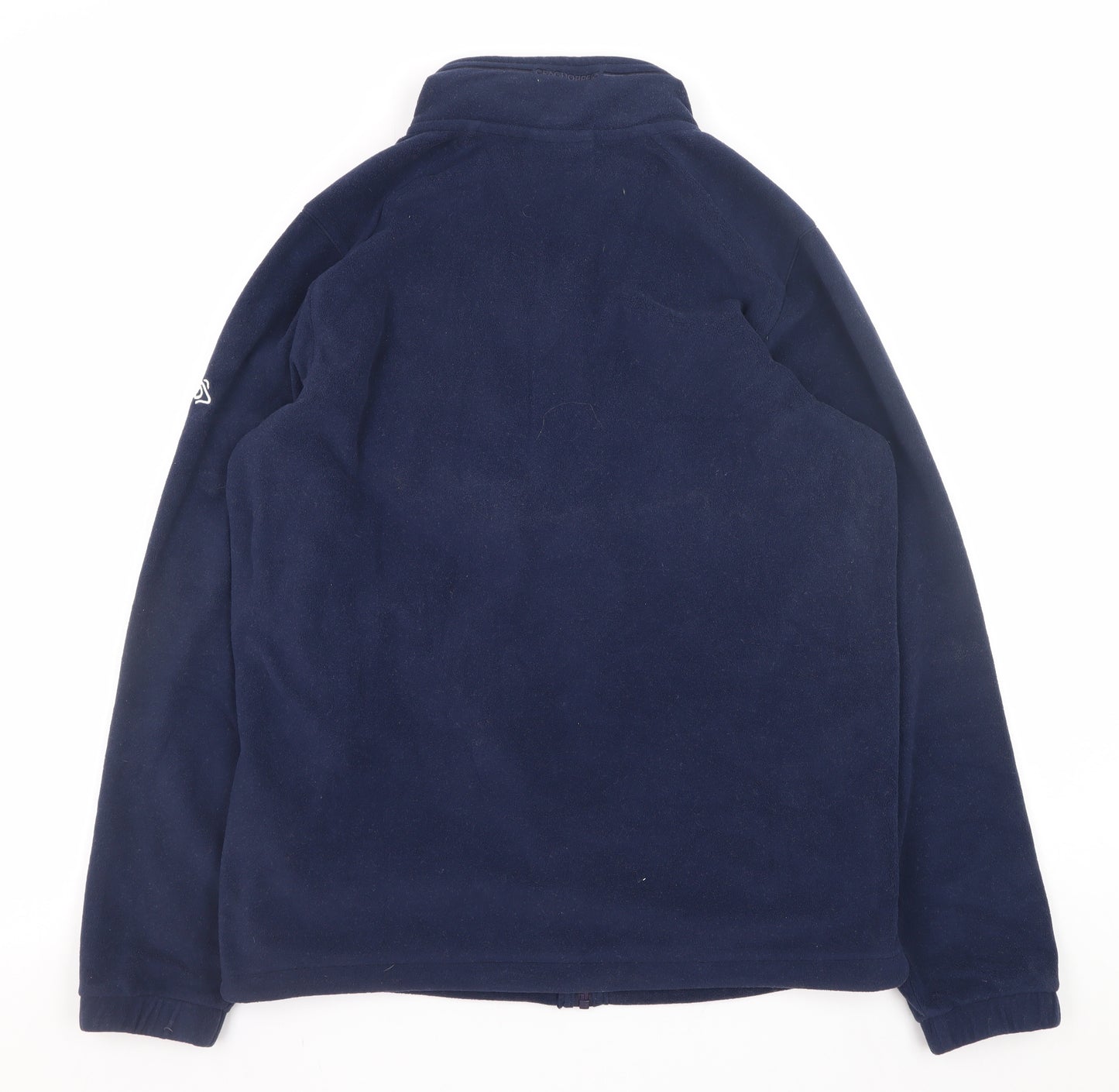Craghoppers Women's Blue Fleece Jacket UK 12 Full Zip Outdoor