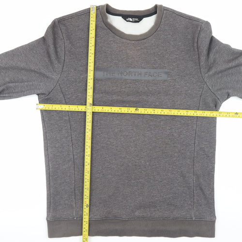 The North Face Men's Grey Crew Neck Sweatshirt M Regular Fit