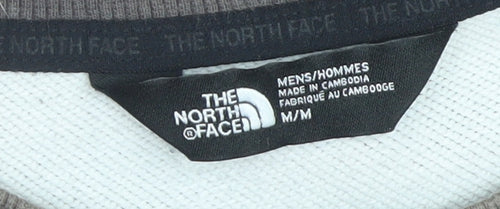 The North Face Men's Grey Crew Neck Sweatshirt M Regular Fit