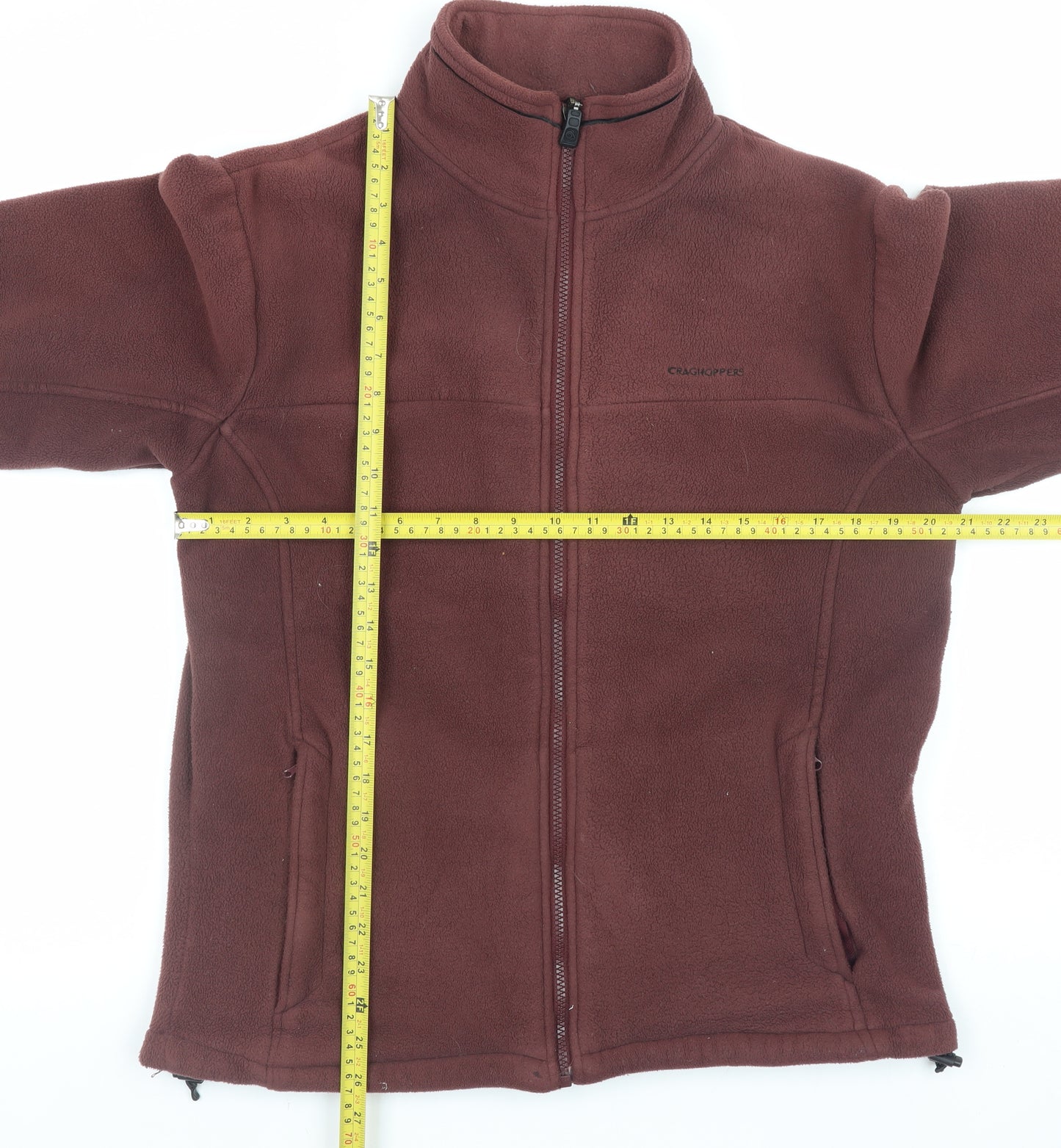 Craghoppers Women's Brown Fleece Full Zip Jacket Size S
