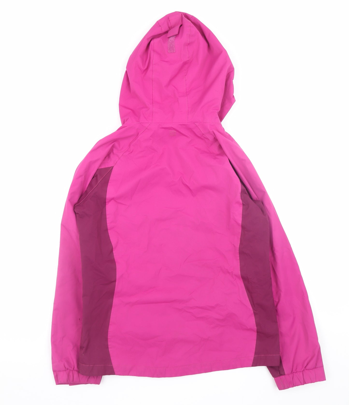 Mountain Warehouse Teens Pink Waterproof Hooded Rain Jacket 11-12 YRS