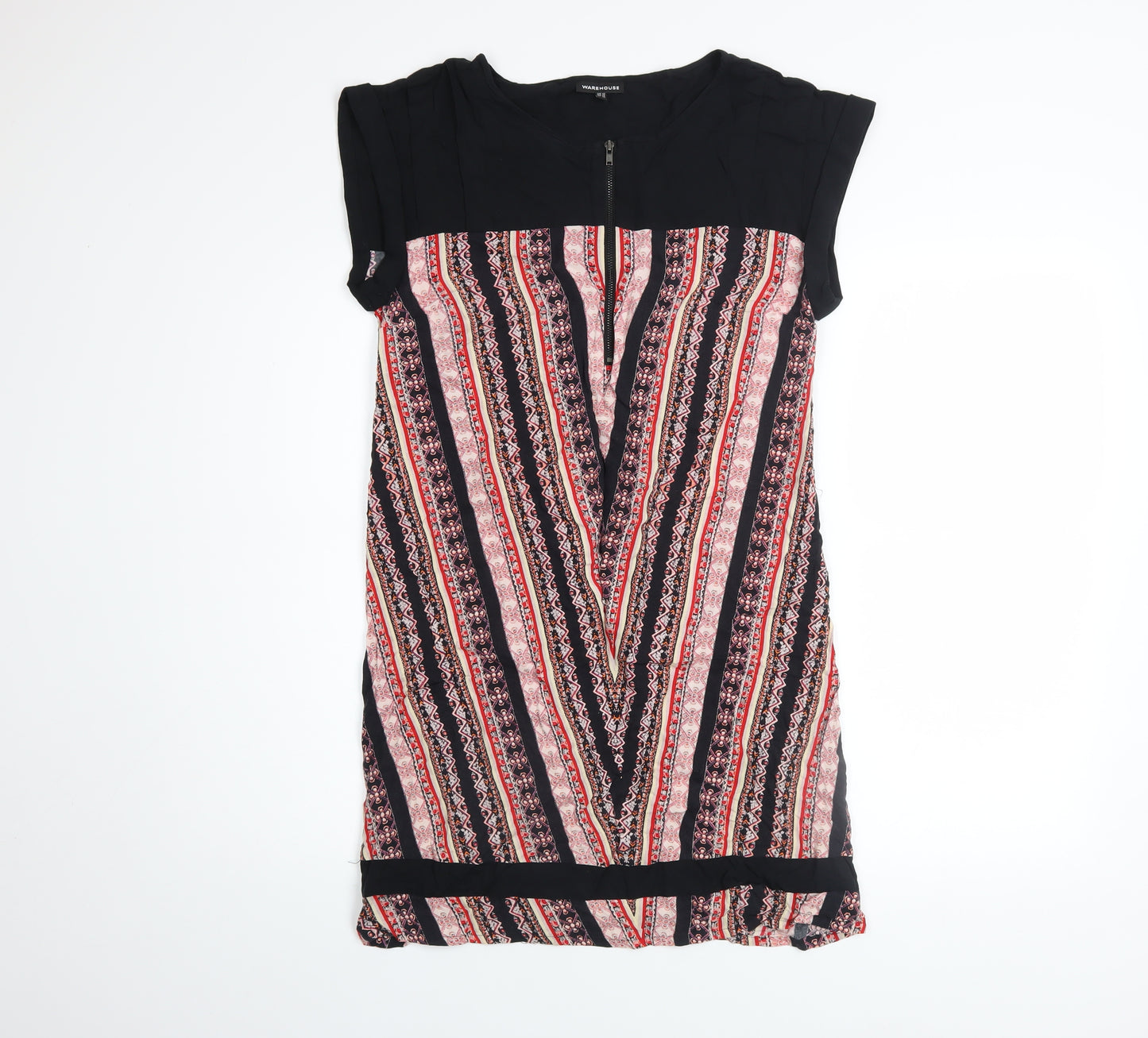 Warehouse Women’s Multicoloured Knee Length Shift Dress Size 10