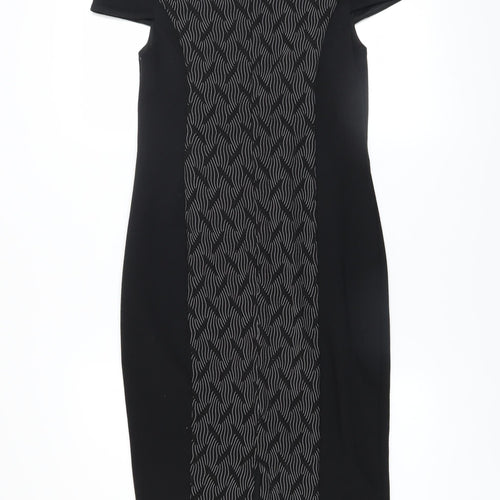 Marks and Spencer Women’s Black Size 10 Sheath Knee Length Work Dress
