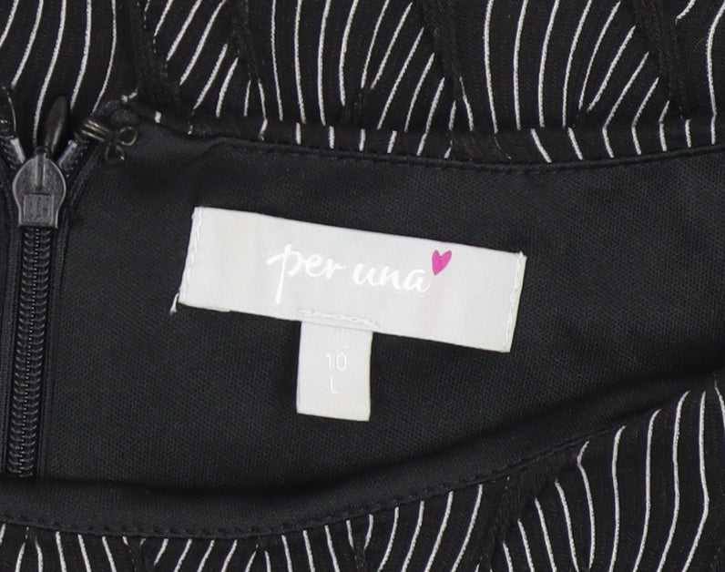 Marks and Spencer Women’s Black Size 10 Sheath Knee Length Work Dress