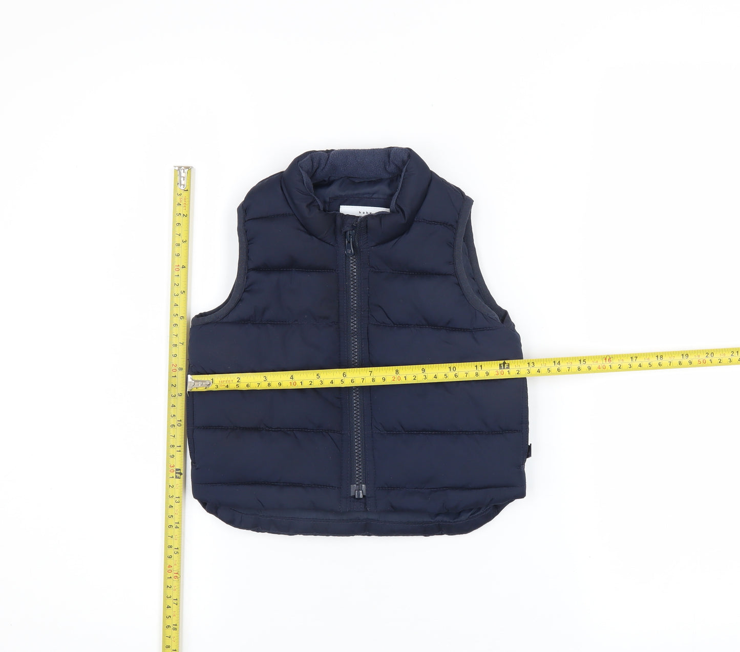 Baby GAP Unisex Blue Puffer Waistcoat 18-24 Months Water Resistant