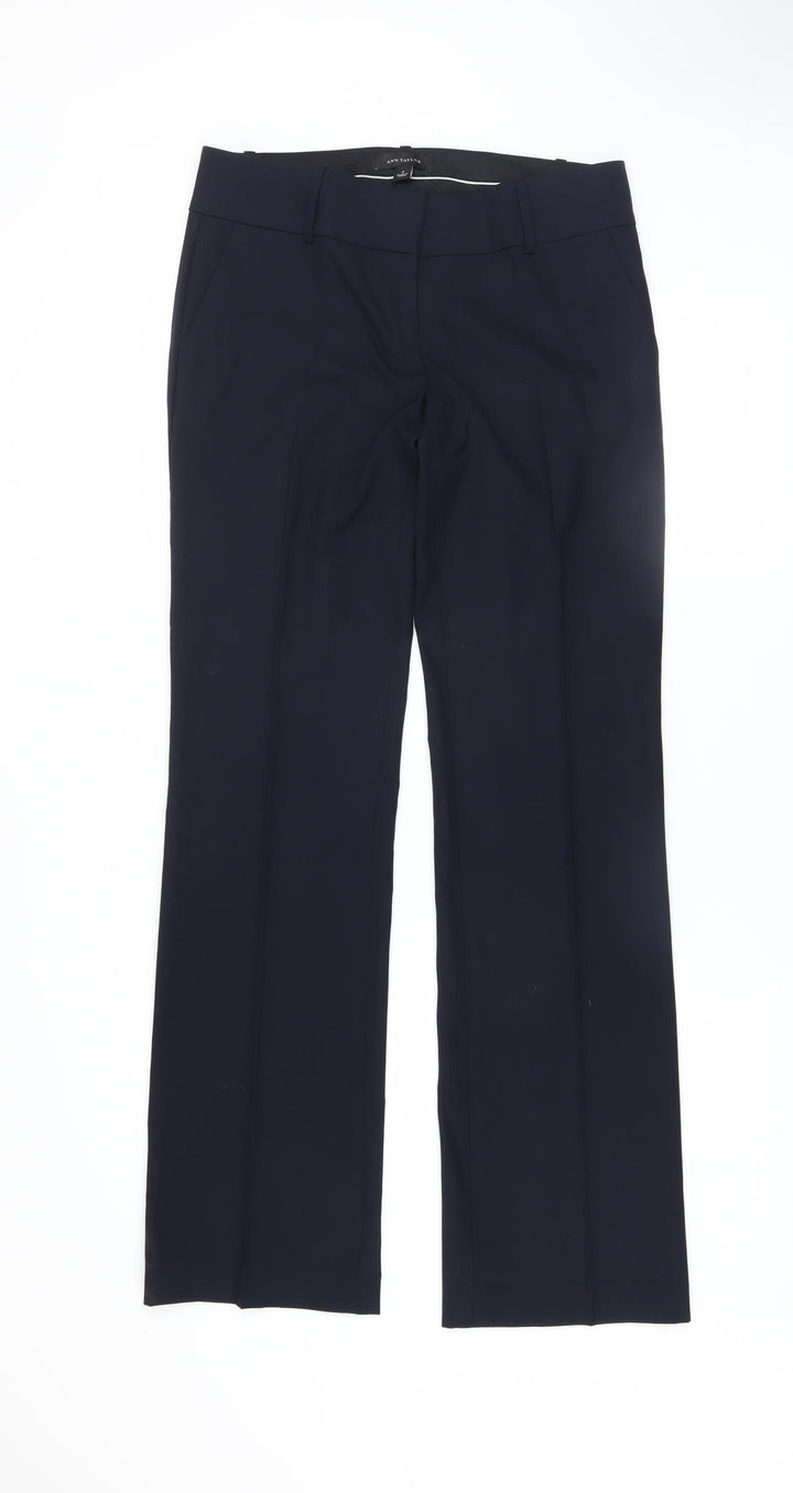 Ann Taylor Women's Blue Dress Pants Size 6 Slim Fit Trouser