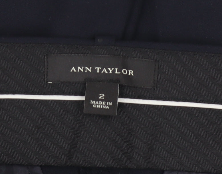 Ann Taylor Women's Blue Dress Pants Size 6 Slim Fit Trouser