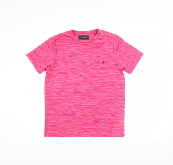 Align Boys Pink Short Sleeve Quick Dry Sports T-Shirt 11-12 Years