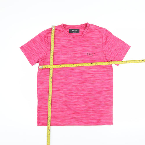 Align Boys Pink Short Sleeve Quick Dry Sports T-Shirt 11-12 Years