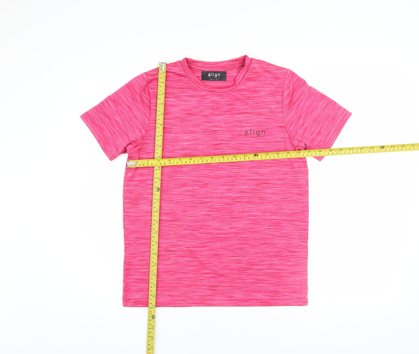 Align Boys Pink Short Sleeve Quick Dry Sports T-Shirt 11-12 Years