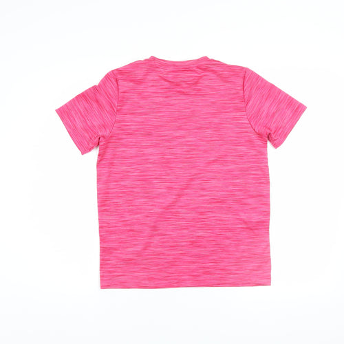 Align Boys Pink Short Sleeve Quick Dry Sports T-Shirt 11-12 Years