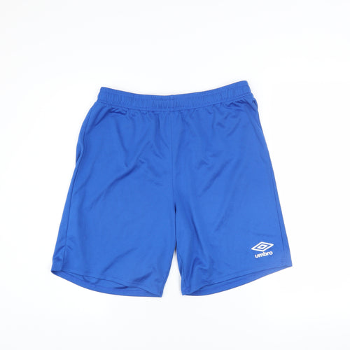 Umbro Men's Blue Athletic Football Shorts Size M