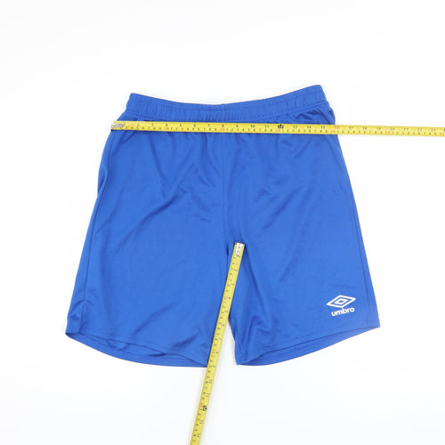 Umbro Men's Blue Athletic Football Shorts Size M
