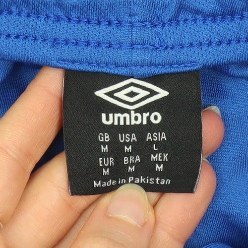 Umbro Men's Blue Athletic Football Shorts Size M