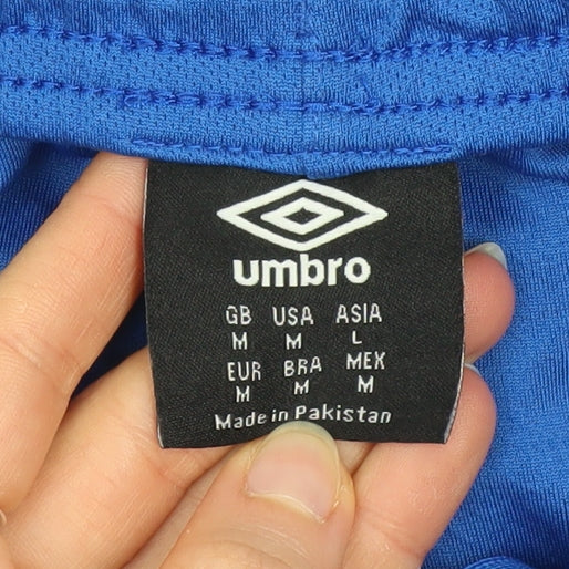 Umbro Men's Blue Athletic Football Shorts Size M