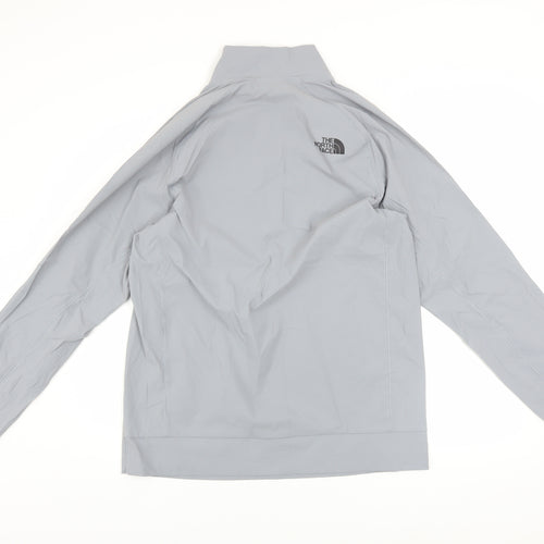 The North Face Mens Grey 1/2 Zip Lightweight Sweatshirt M