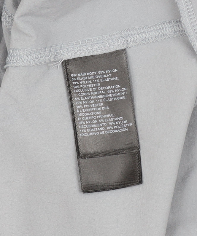 The North Face Mens Grey 1/2 Zip Lightweight Sweatshirt M