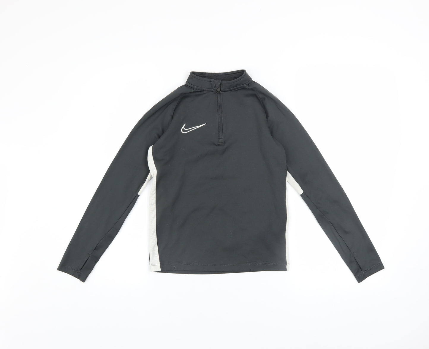 Nike Boys Black Dri-FIT XS 1/4 Zip Pullover Sweatshirt