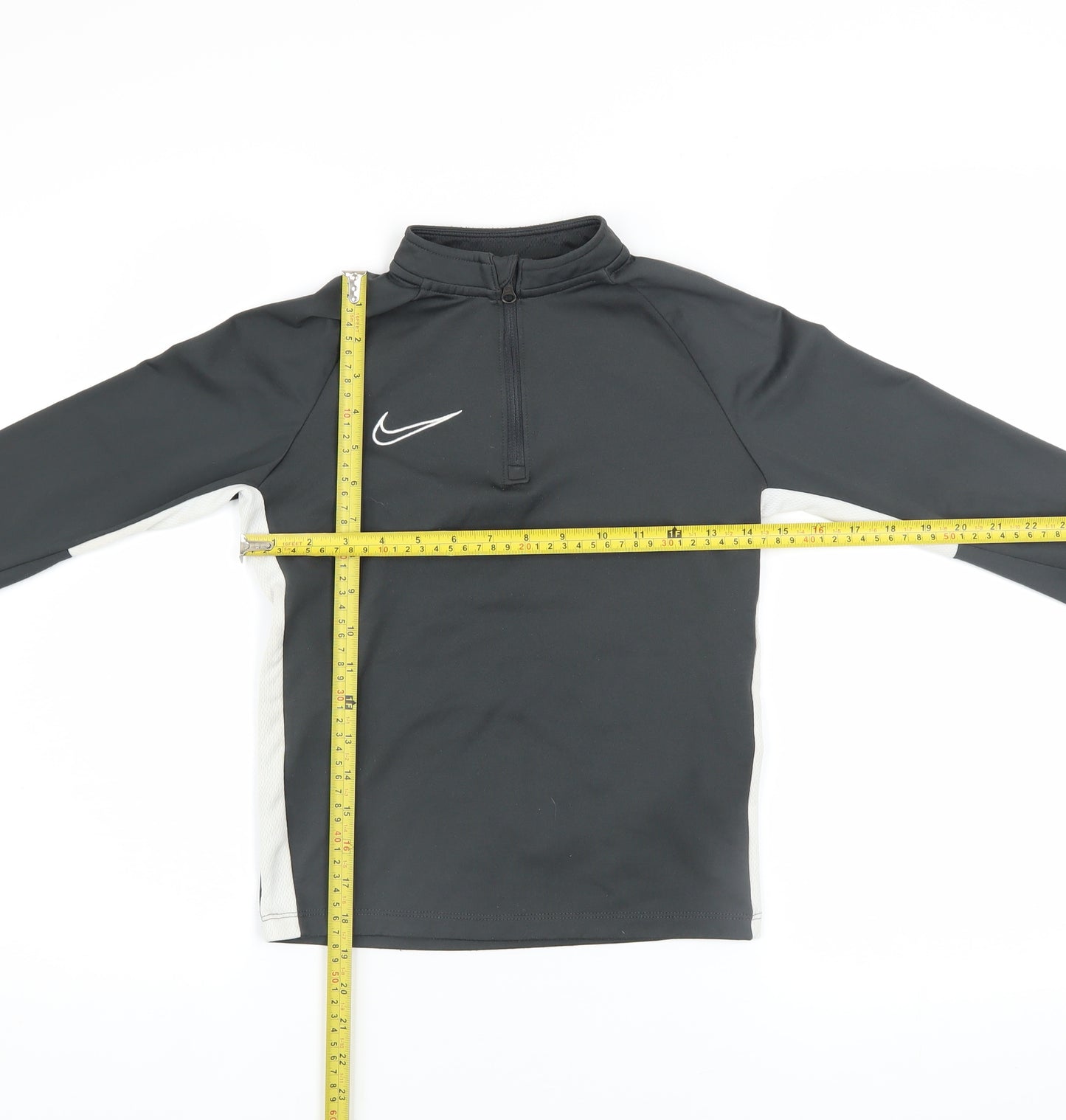 Nike Boys Black Dri-FIT XS 1/4 Zip Pullover Sweatshirt