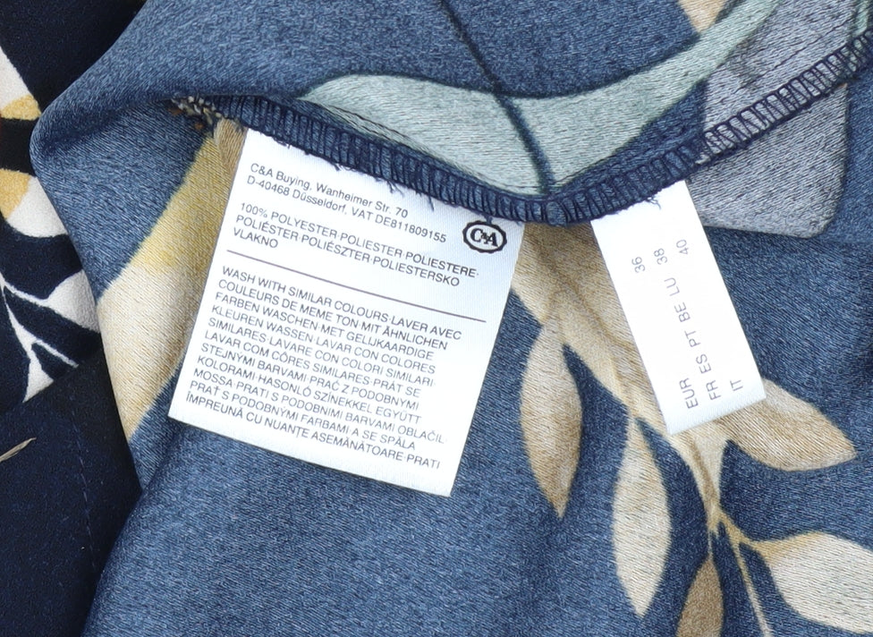 Your Sixth Sense Women's Multicoloured Floral Shift Dress Size 12