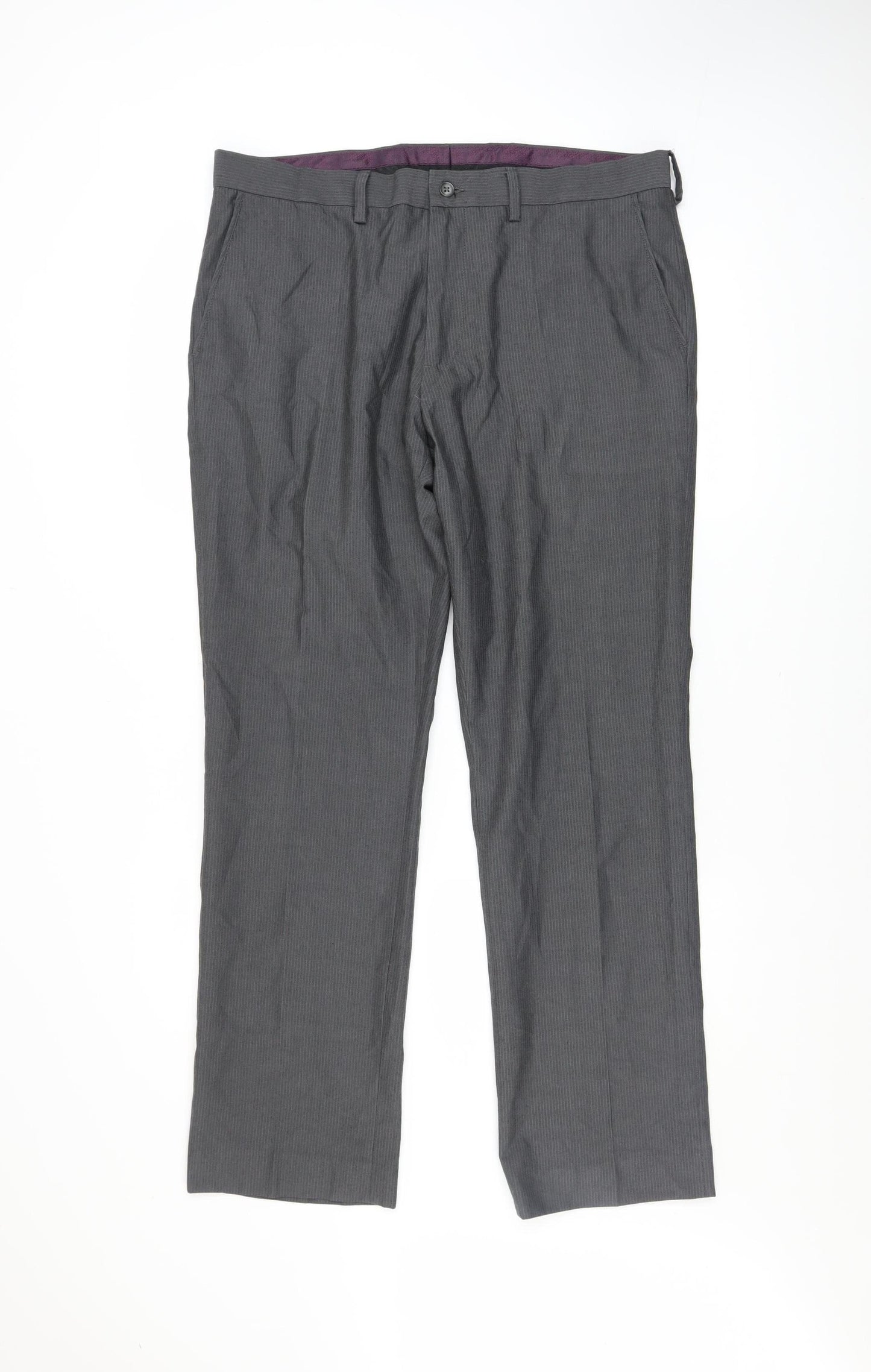 St. Bernard for Dunnes Stores Men's Grey 36L Dress Pants