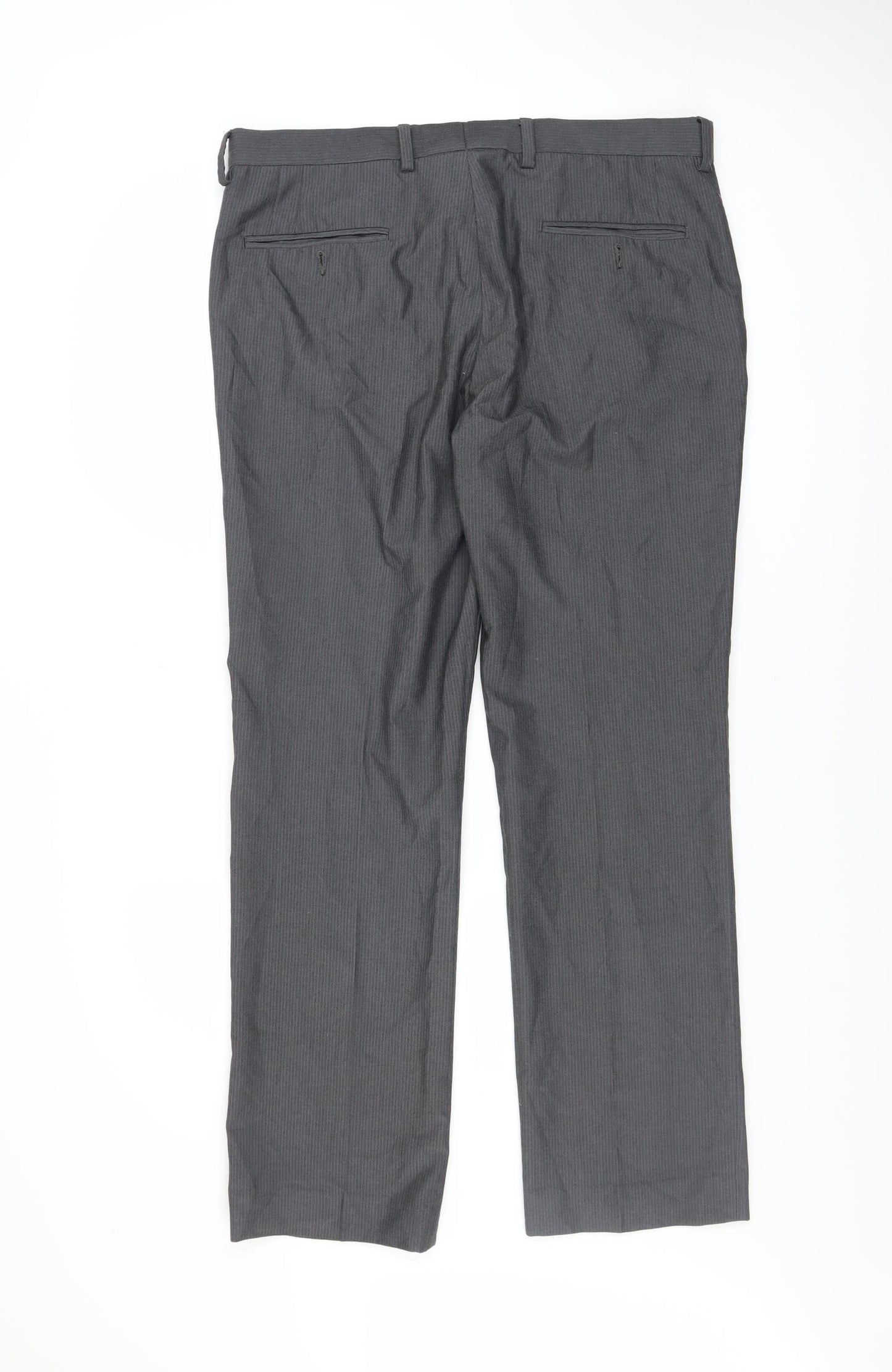 St. Bernard for Dunnes Stores Men's Grey 36L Dress Pants