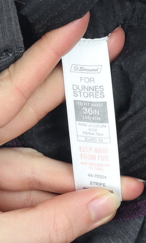 St. Bernard for Dunnes Stores Men's Grey 36L Dress Pants