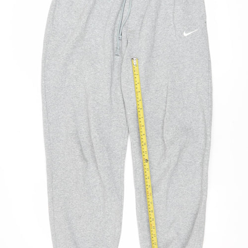 Nike Men's Grey Jogger Sweatpants Small Regular Fit French Terry